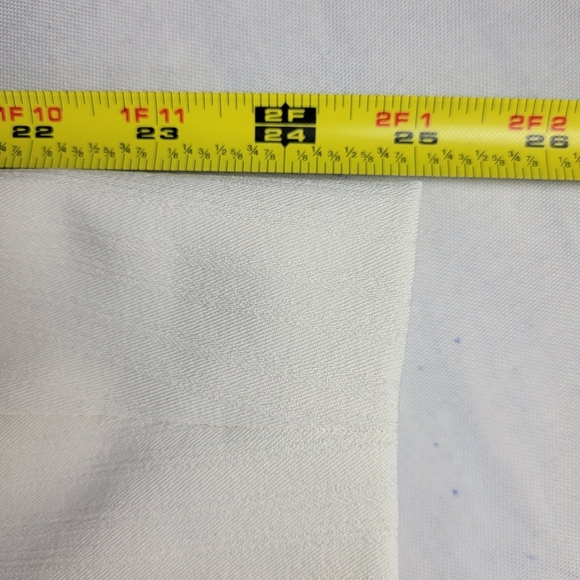 Emily Blazer Plus Size 22W Textured Notch Collar 4 Button Stretch Lined White - Picture 8 of 9